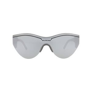 Balenciaga Shield-Frame Recycled Acetate Sunglasses Grey Unisex-Adult